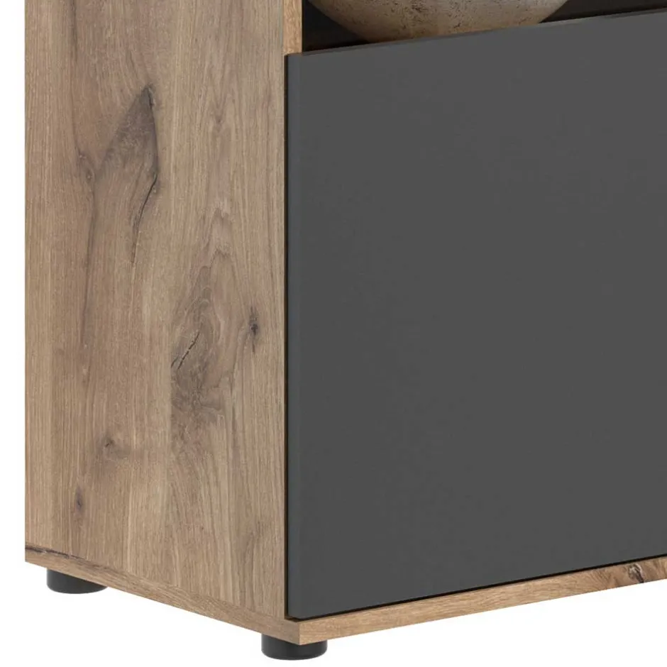 Vitrinenschrank|Wohnzimmervitrinen*Pharao24 Wohnzimmer Highboard Plestna