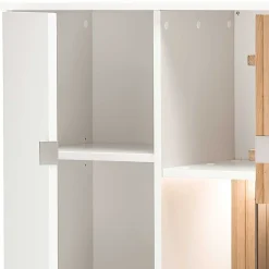 Wohnzimmerkommoden|Wohnzimmerschrank*Pharao24 Wohnzimmer Highboard Vitrine Sibiuta