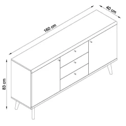 Massivholz Wohnwände*Pharao24 Wohnzimmer Kombi Levanca