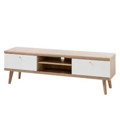 Massivholz Wohnwände*Pharao24 Wohnzimmer Kombi Levanca