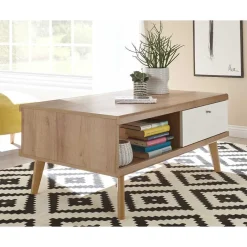 Massivholz Wohnwände*Pharao24 Wohnzimmer Kombination Levanca