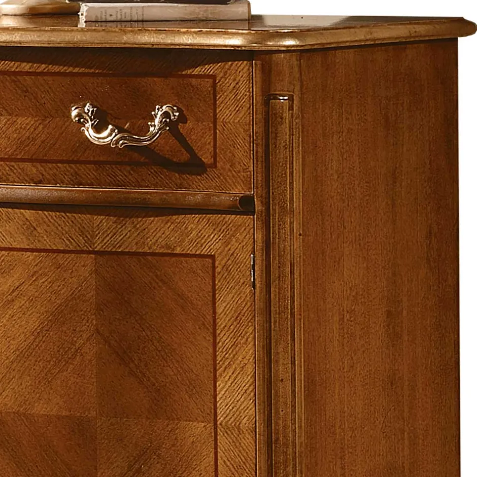 Massivholzmöbel|Küchenkommode*Pharao24 Wohnzimmer Kommode Asvilos