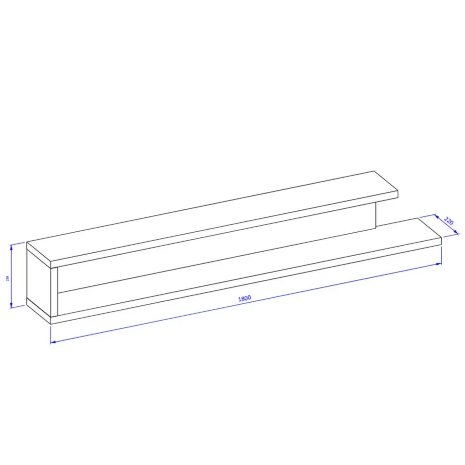 Wohnzimmerregale|Hängeregale*Pharao24 Wohnzimmer Regal Prismo