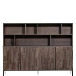 Wohnzimmervitrinen|Massivholz Schränke*Pharao24 Wohnzimmer Regal Schrank Foliage