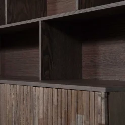 Wohnzimmervitrinen|Massivholz Schränke*Pharao24 Wohnzimmer Regal Schrank Foliage