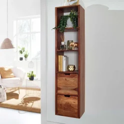 Wohnzimmerregale|Massivholzregale*Pharao24 Wohnzimmer Regal Ulma