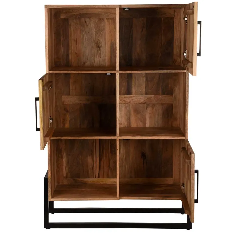 Wohnzimmerregale|Massivholzregale*Pharao24 Wohnzimmer Regal Vedriasch