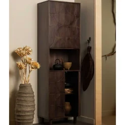 Pharao24 Wohnzimmer Schrank Florian> Vitrinenschrank|Wohnzimmervitrinen