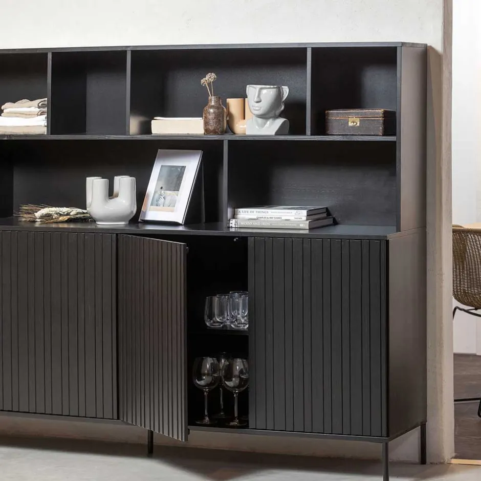 Pharao24 Wohnzimmer Schrank Gulvrano> Wohnzimmervitrinen|Massivholz Schränke