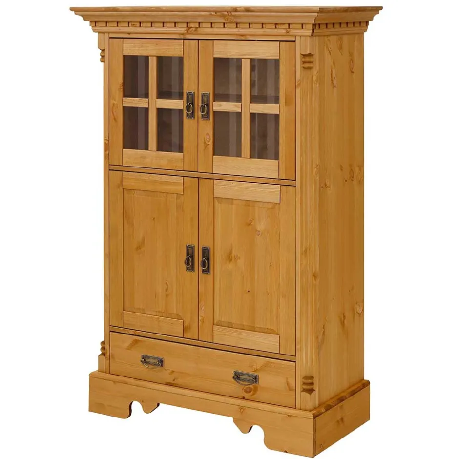 Massivholzmöbel|Wohnzimmerschrank*Pharao24 Wohnzimmer Schrank Meclavra