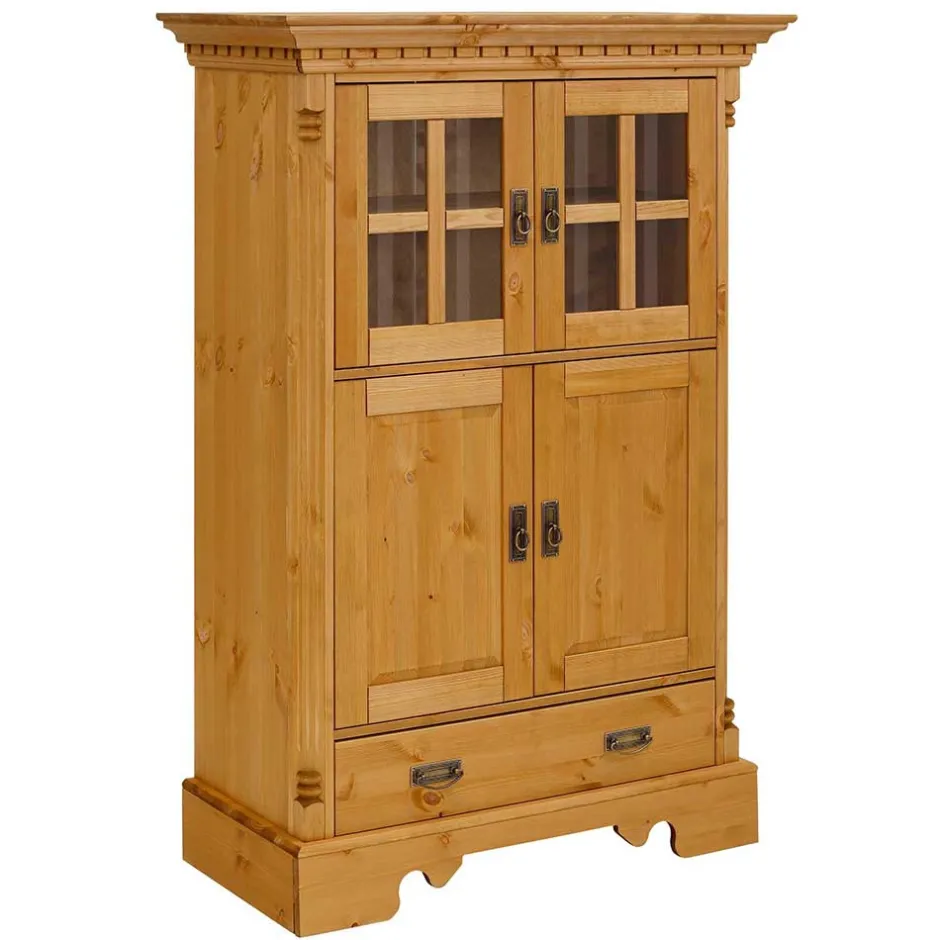 Massivholzmöbel|Wohnzimmerschrank*Pharao24 Wohnzimmer Schrank Meclavra