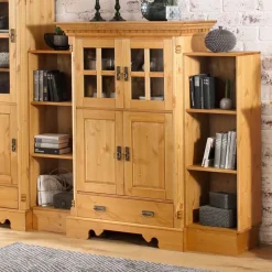 Massivholzmöbel|Wohnzimmerschrank*Pharao24 Wohnzimmer Schrank Meclavra