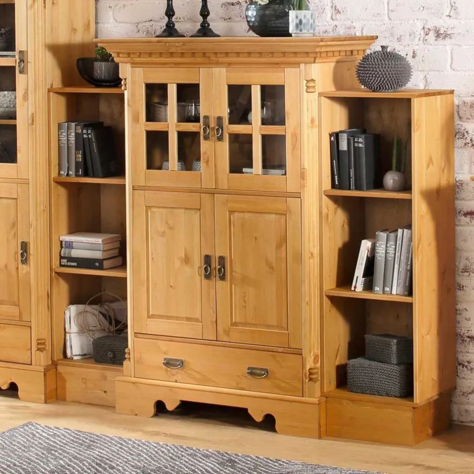 Massivholzmöbel|Wohnzimmerschrank*Pharao24 Wohnzimmer Schrank Meclavra