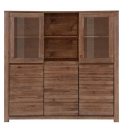 Vitrinenschrank|Highboards*Pharao24 Wohnzimmer Schrank Tuvian