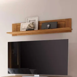 Wohnwand 350 Cm|Massivholz Wohnwände*Pharao24 Wohnzimmer Schrankwand Grasilla