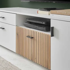 Moderne Wohnwände|Wohnwand 300 Cm*Pharao24 Wohnzimmer Schrankwand Saladd