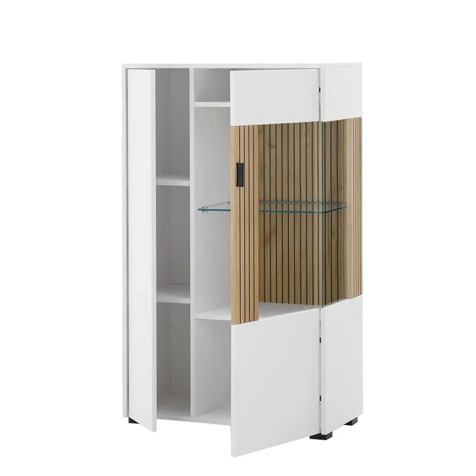 Moderne Wohnwände|Wohnwand 300 Cm*Pharao24 Wohnzimmer Schrankwand Saladd