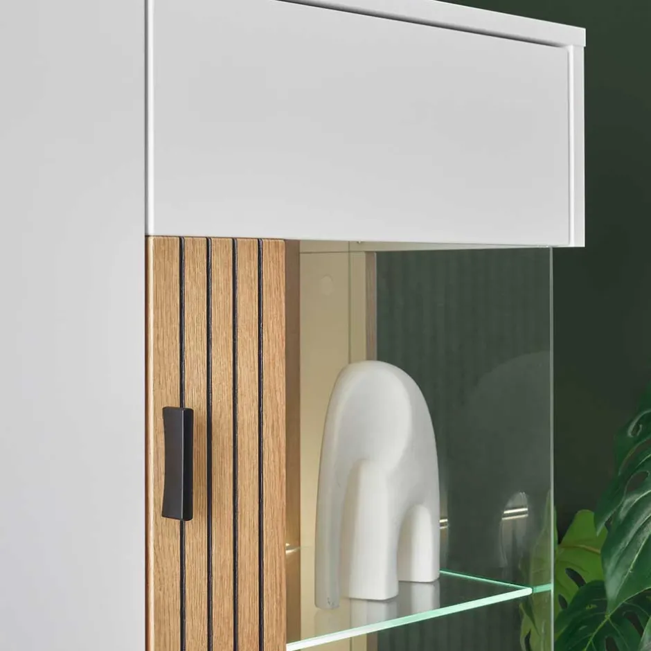 Moderne Wohnwände|Wohnwand 300 Cm*Pharao24 Wohnzimmer Schrankwand Saladd