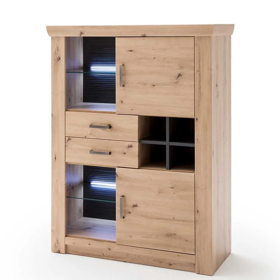 Pharao24 Wohnzimmer Schrankwand Tridovina> Wohnwand 350 Cm|Moderne Wohnwände