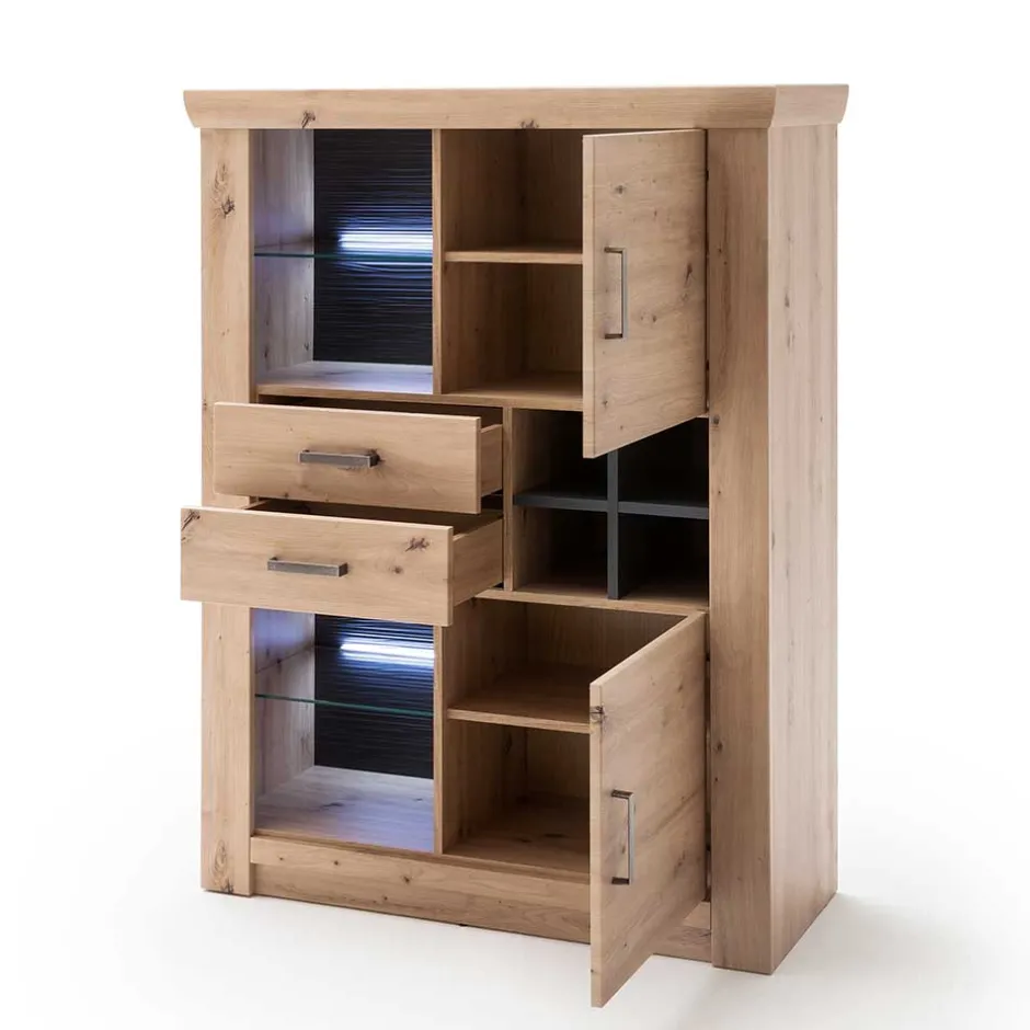 Pharao24 Wohnzimmer Schrankwand Tridovina> Wohnwand 350 Cm|Moderne Wohnwände