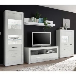 Pharao24 Wohnzimmer Schrankwand Triango> Wohnwand 300 Cm|Moderne Wohnwände