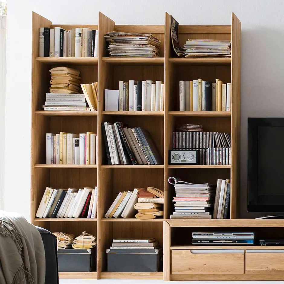 Moderne Wohnwände|Wohnwand 350 Cm*Pharao24 Wohnzimmer Schrankwand Vlarenzo