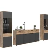 Moderne Wohnwände|Wohnwand 300 Cm*Pharao24 Wohnzimmer Schränke Plestna