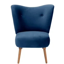 Pharao24 Wohnzimmer Sessel dunkelblau Bechir><noscript><img width=