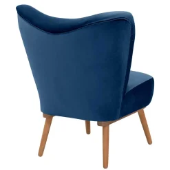 Pharao24 Wohnzimmer Sessel dunkelblau Bechir><noscript><img width=