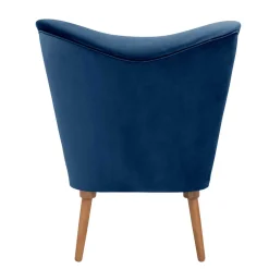 Pharao24 Wohnzimmer Sessel dunkelblau Bechir><noscript><img width=