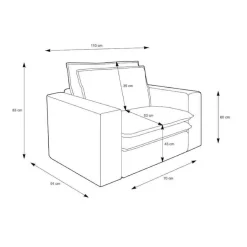 Wohnzimmer Sessel*Pharao24 Wohnzimmer Sessel Zipna