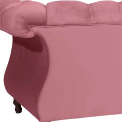 Wohnzimmercouch|Einzelsofa*Pharao24 Wohnzimmer Sofa Rosa Lisbon
