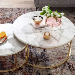 Beistelltische|Couchtische*Pharao24 Wohnzimmer Tisch Set Synaro