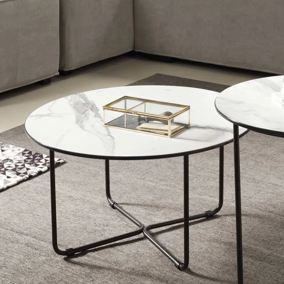 Pharao24 Wohnzimmer Tisch Surie> Glastische