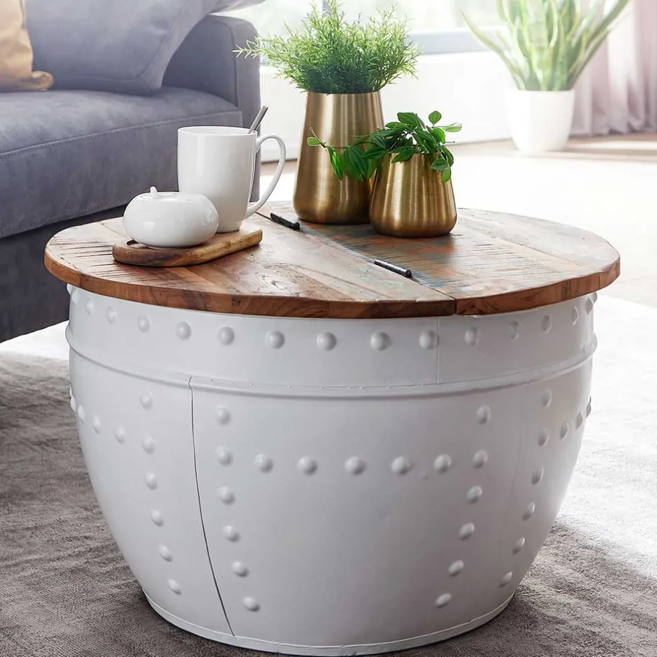 Truhen*Pharao24 Wohnzimmer Truhentisch Bangka