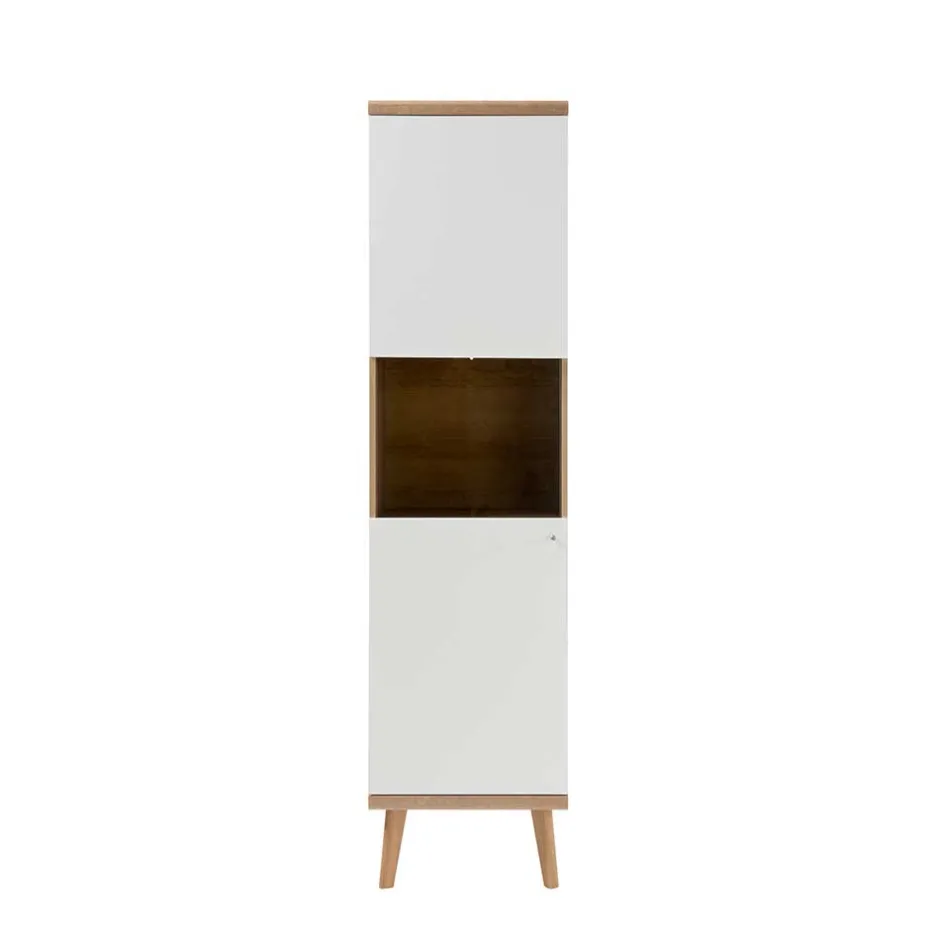 Wohnzimmerschrank|Massivholz Schränke*Pharao24 Wohnzimmer Vitrine Levanca