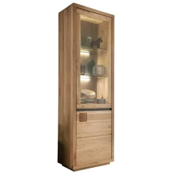 Massivholzmöbel|Vitrinenschrank*Pharao24 Wohnzimmer Vitrine Shailina