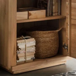 Massivholzmöbel|Vitrinenschrank*Pharao24 Wohnzimmer Vitrine Shailina