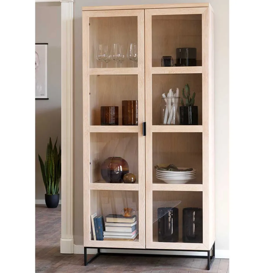 Vitrinenschrank|Stauraumvitrinen*Pharao24 Wohnzimmer Vitrinenschrank Ianca