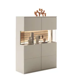 Vitrinenschrank|Wohnzimmervitrinen*Pharao24 Wohnzimmer Vitrinenschrank Gerrit