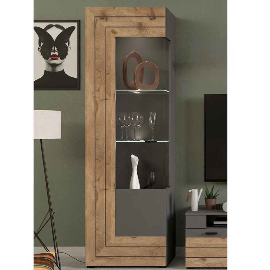 Pharao24 Wohnzimmer Vitrinenschrank Contreros> Vitrinenschrank|Stauraumvitrinen