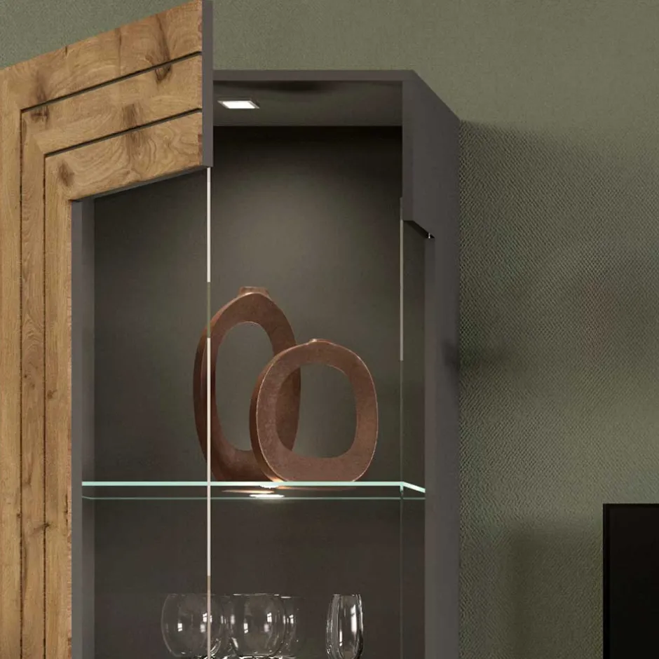 Pharao24 Wohnzimmer Vitrinenschrank Contreros> Vitrinenschrank|Stauraumvitrinen