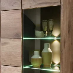 Vitrinenschrank|Wohnzimmervitrinen*Pharao24 Wohnzimmer Vitrinenschrank Griffin