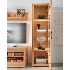 Pharao24 Wohnzimmer Vitrinenschrank Olmedo><noscript><img width=