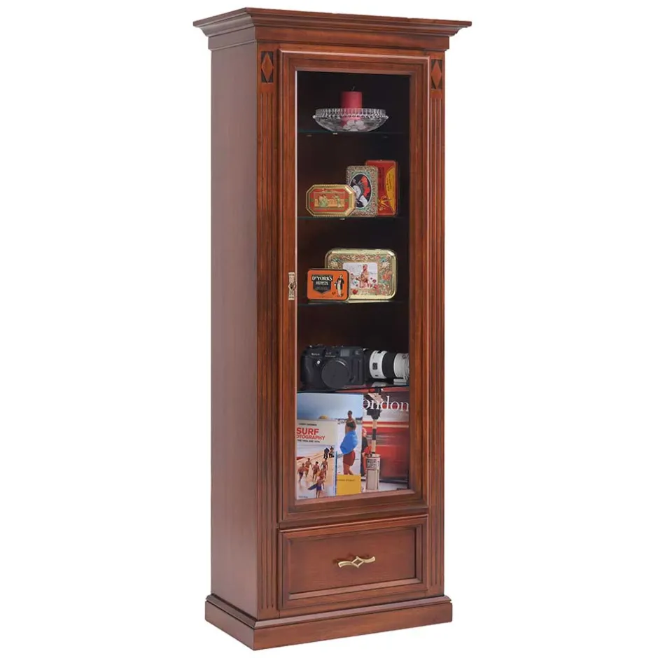 Pharao24 Wohnzimmer Vitrinenschrank Jenna> Vitrinenschrank|Stauraumvitrinen