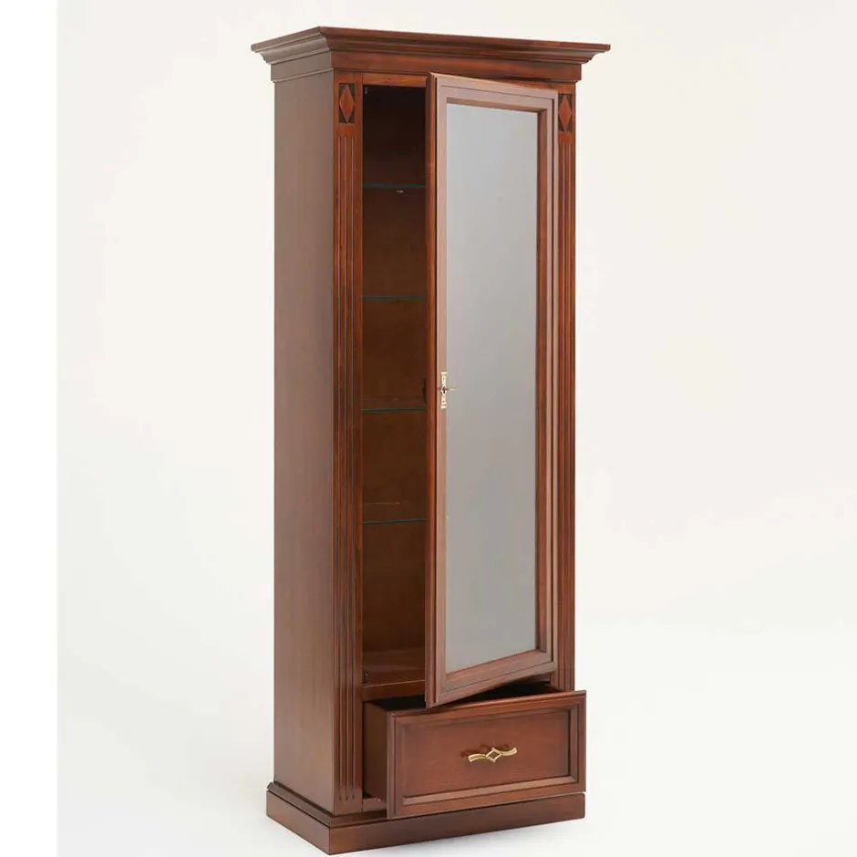 Pharao24 Wohnzimmer Vitrinenschrank Jenna> Vitrinenschrank|Stauraumvitrinen