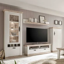 Wohnwand 300 Cm*Pharao24 Wohnzimmer Wohnwand Flurencina