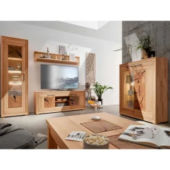 Wohnzimmerschrank|Wohnwand 300 Cm*Pharao24 Wohnzimmeranbauwand Olmedo