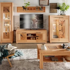 Wohnzimmerschrank|Wohnwand 300 Cm*Pharao24 Wohnzimmeranbauwand Olmedo