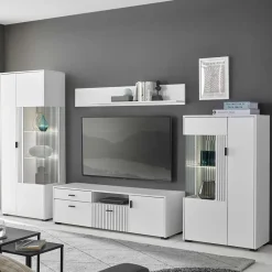 Pharao24 Wohnzimmeranbauwand Paros> Wohnwand 300 Cm|Moderne Wohnwände